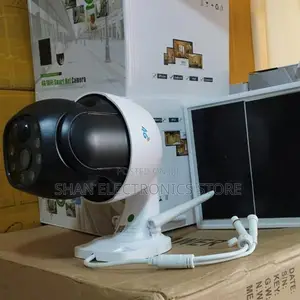 4g Solar Camera With Solar Panel- Outdoor Security Camera