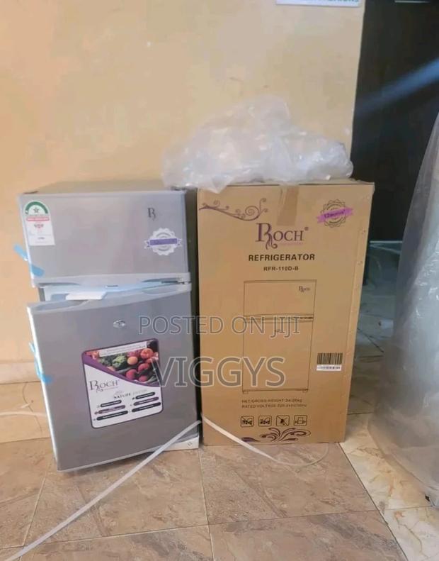 Amazing Roch 110 D-B Double Door Fridge Silver