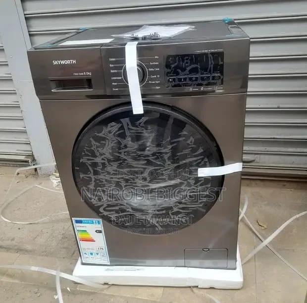 Heavy Duty Skyworth 8kgs Front Load Washing Machine - main view