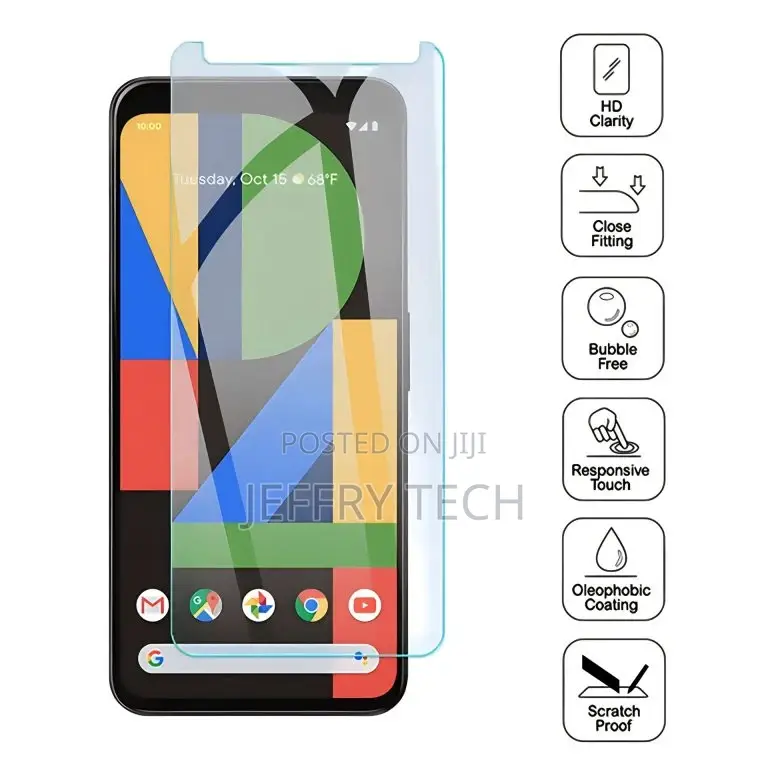 Google Pixel 4 Screen Protector Tempered Glass,High Clear T