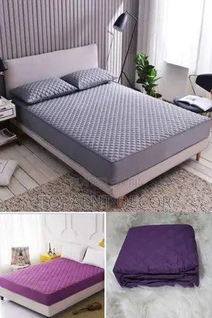 GREY AND Purple Waterproof Mattress Protectors