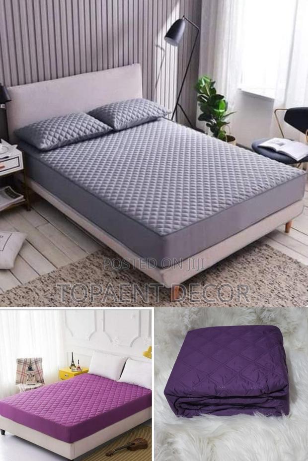 GREY AND Purple Waterproof Mattress Protectors