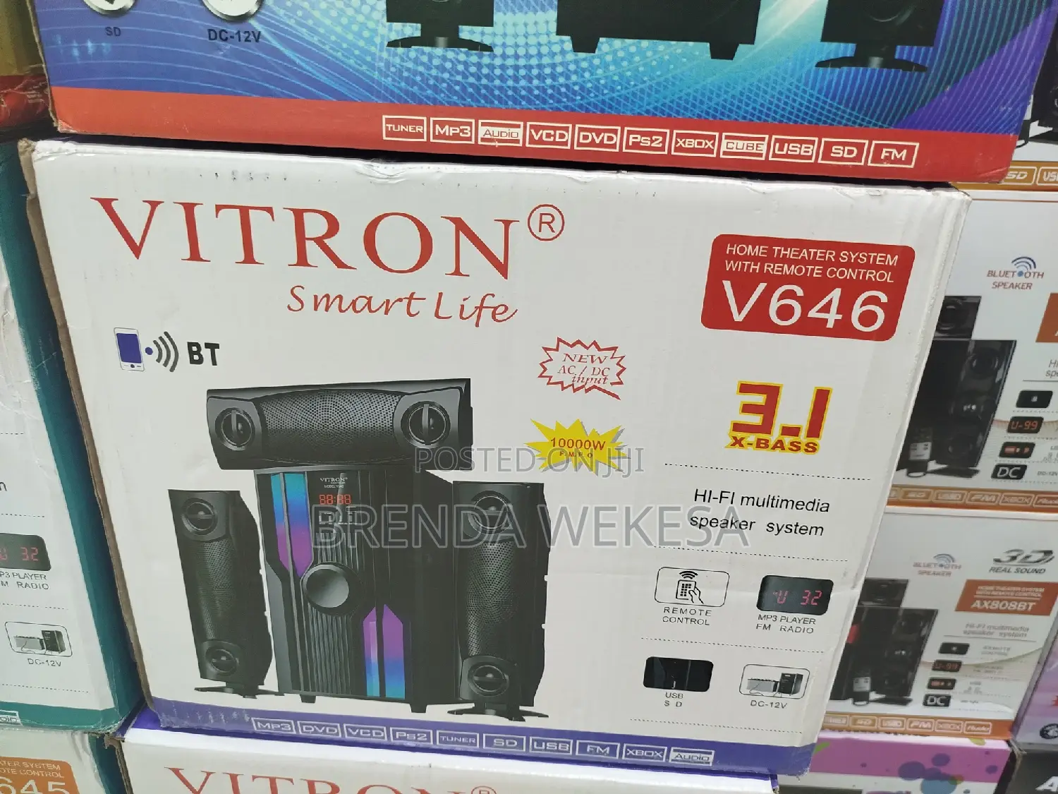 Vitron V646 3.1ch Sub-Woofer Hifi System 10000wts