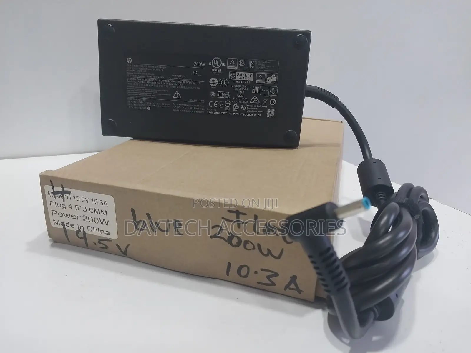 Hp Blue Pin 19.5v 10.3a 200w* (4.5x3.0mm) Laptop Adapter