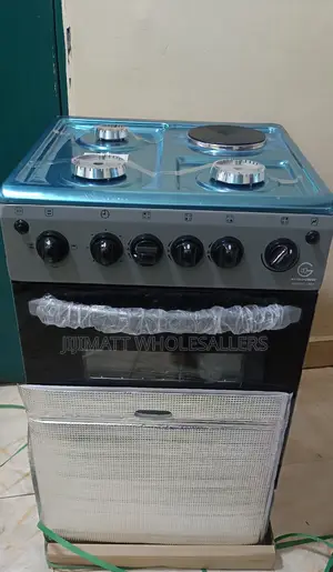 Cooker 3+1 Eurochef With an Electric Oven Standing Cooker .