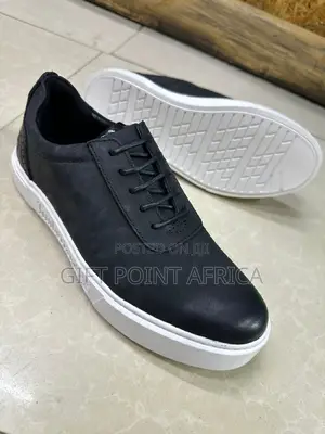 Black Leather Cacual Timberland Shoes