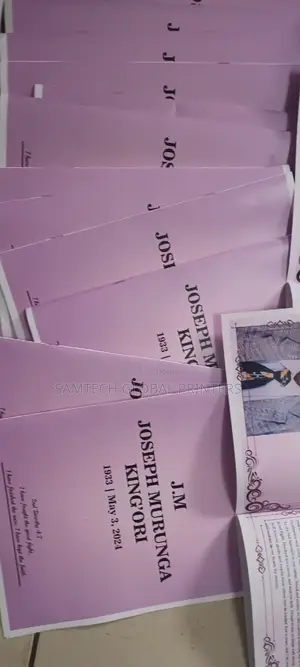A3 Eulogy Printing