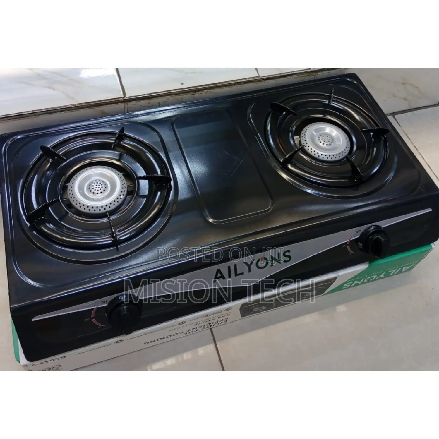 Brand New Ailyons 2 Burner Stainless Cooker