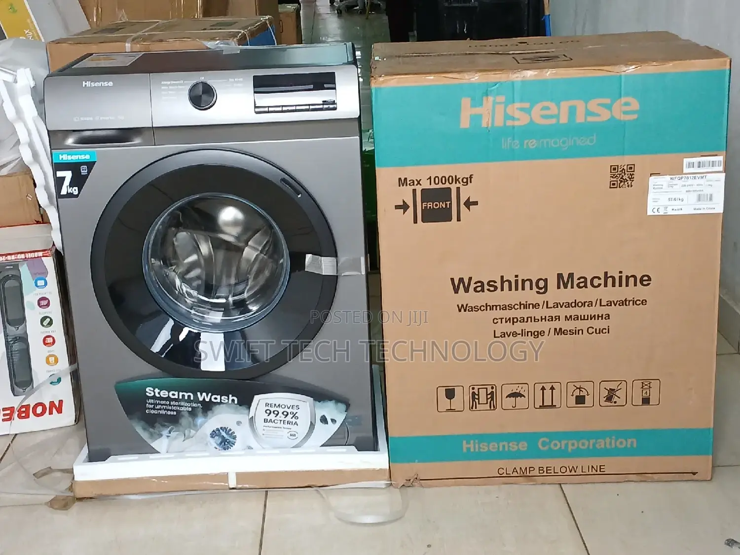 Washing Machine Front Loader 7kg Full Automatic Wash N Spin Wash