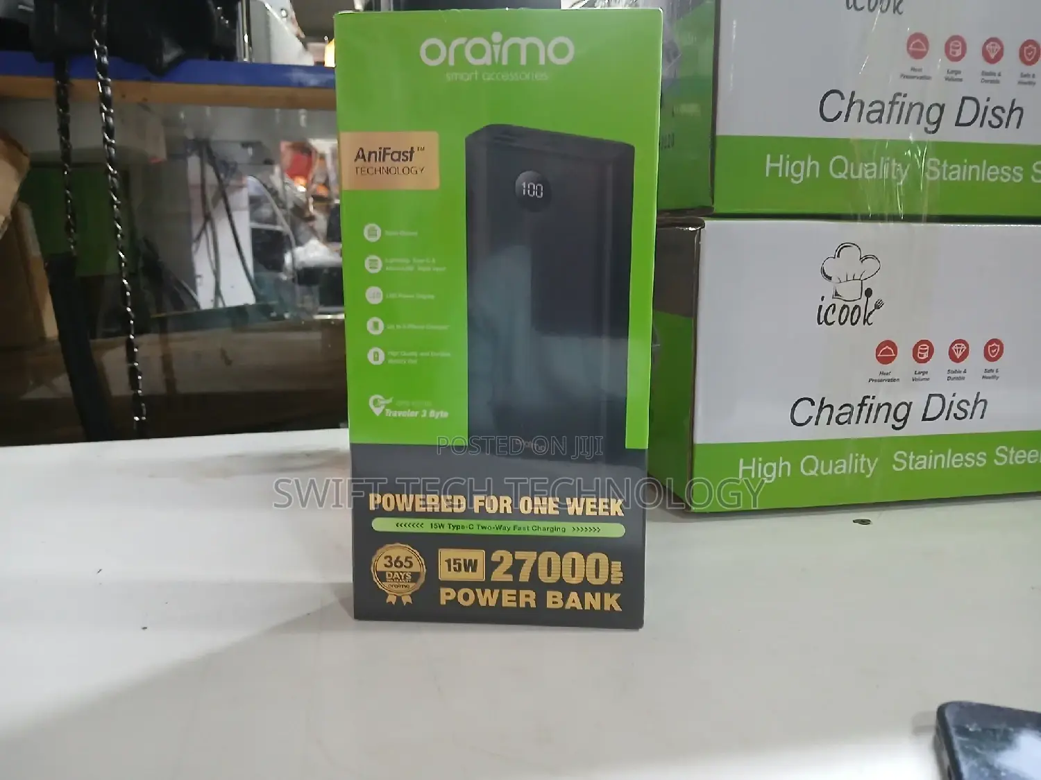 Power Bank Oraimo Power Bank,27000 Mh ,Power Bank Amh
