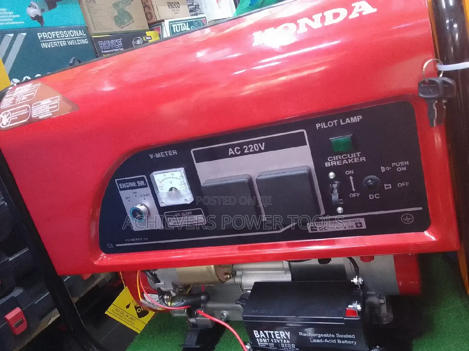 Generator With Key Starter 6.5 Kva
