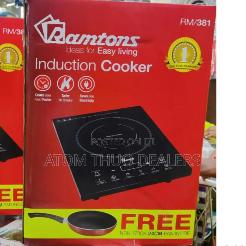 RM/381 Single Ramtons Induction Cooker With Free Pan