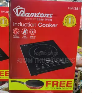 RM/381 Single Ramtons Induction Cooker With Free Pan