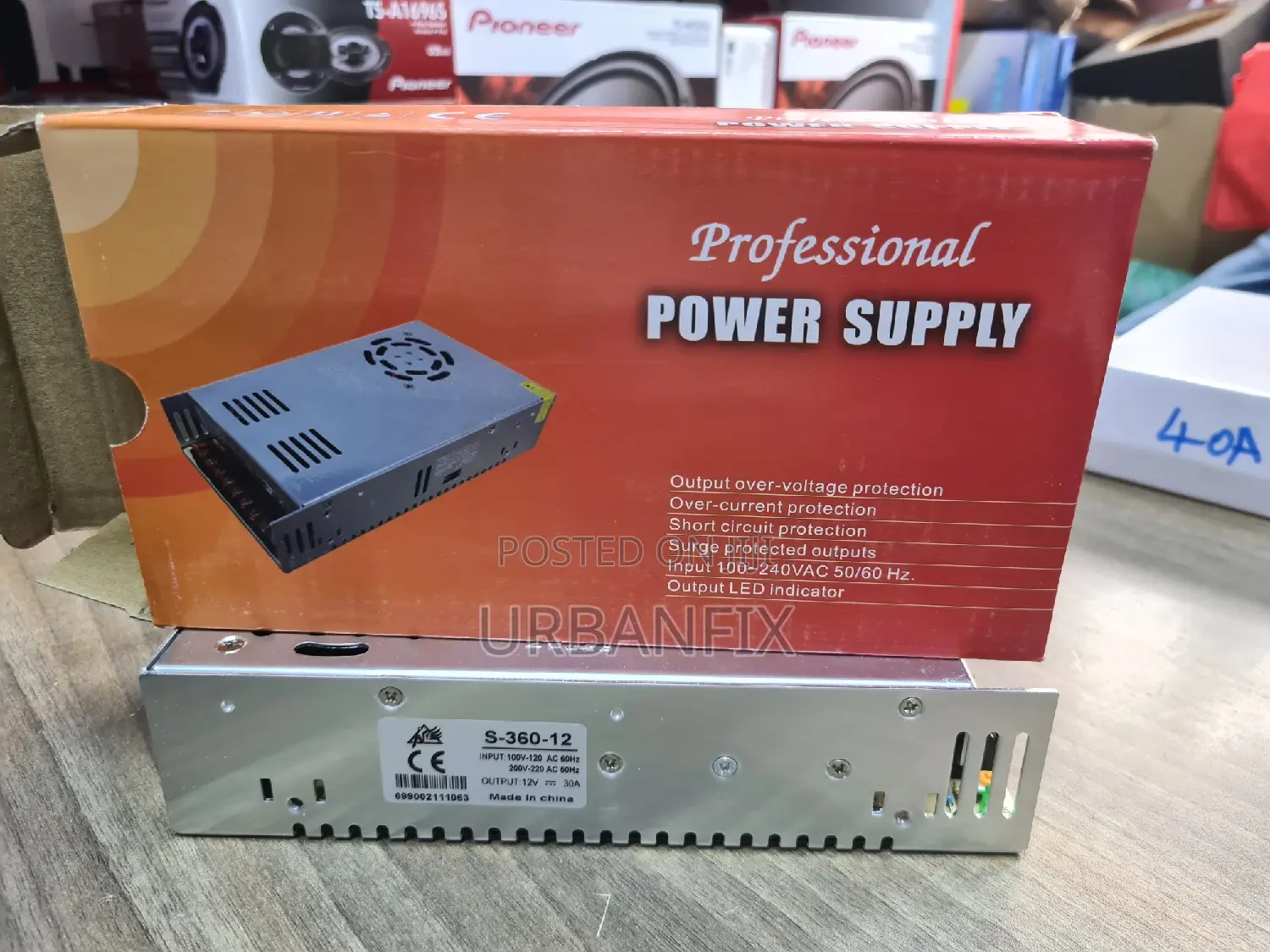 30A Professional Power Supply With Surge Protected Outputs