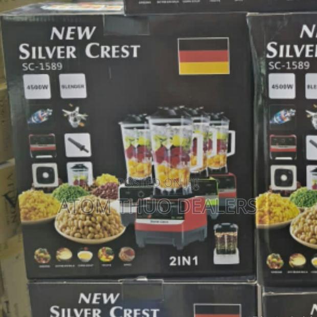 SC-1589 2 in 1 Silver Crest Heavy Duty Commercial Blender