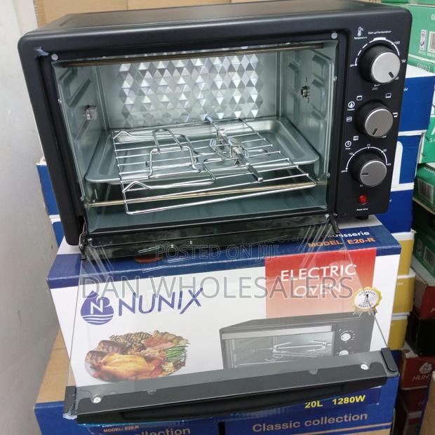 Brand New Nunix 20L Electric Oven With Grill (3 Knobs