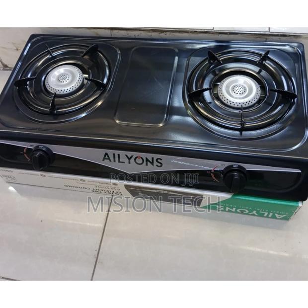 Ailyons Stainless Steel Double Burner Gas Cooker