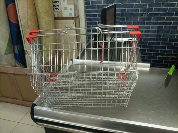 Metallic Supermarket Shopping Busket - thumbnail 3