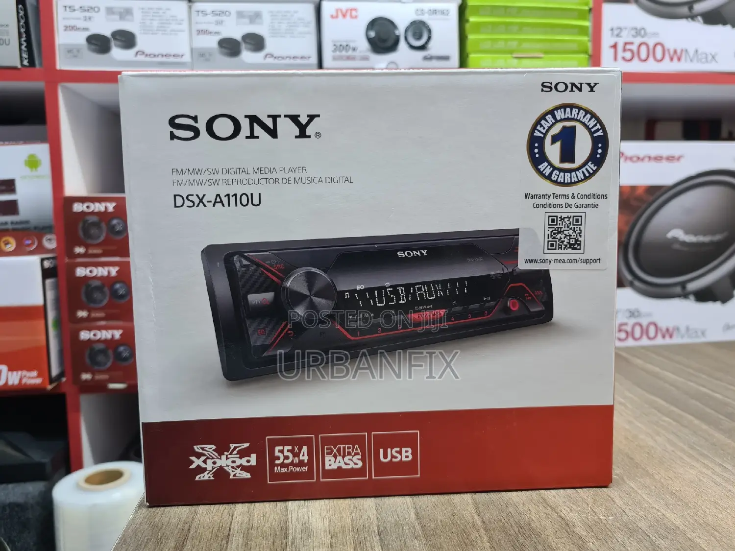 Sony DSX-A110u Car Radio With Fm, Usb, Aux