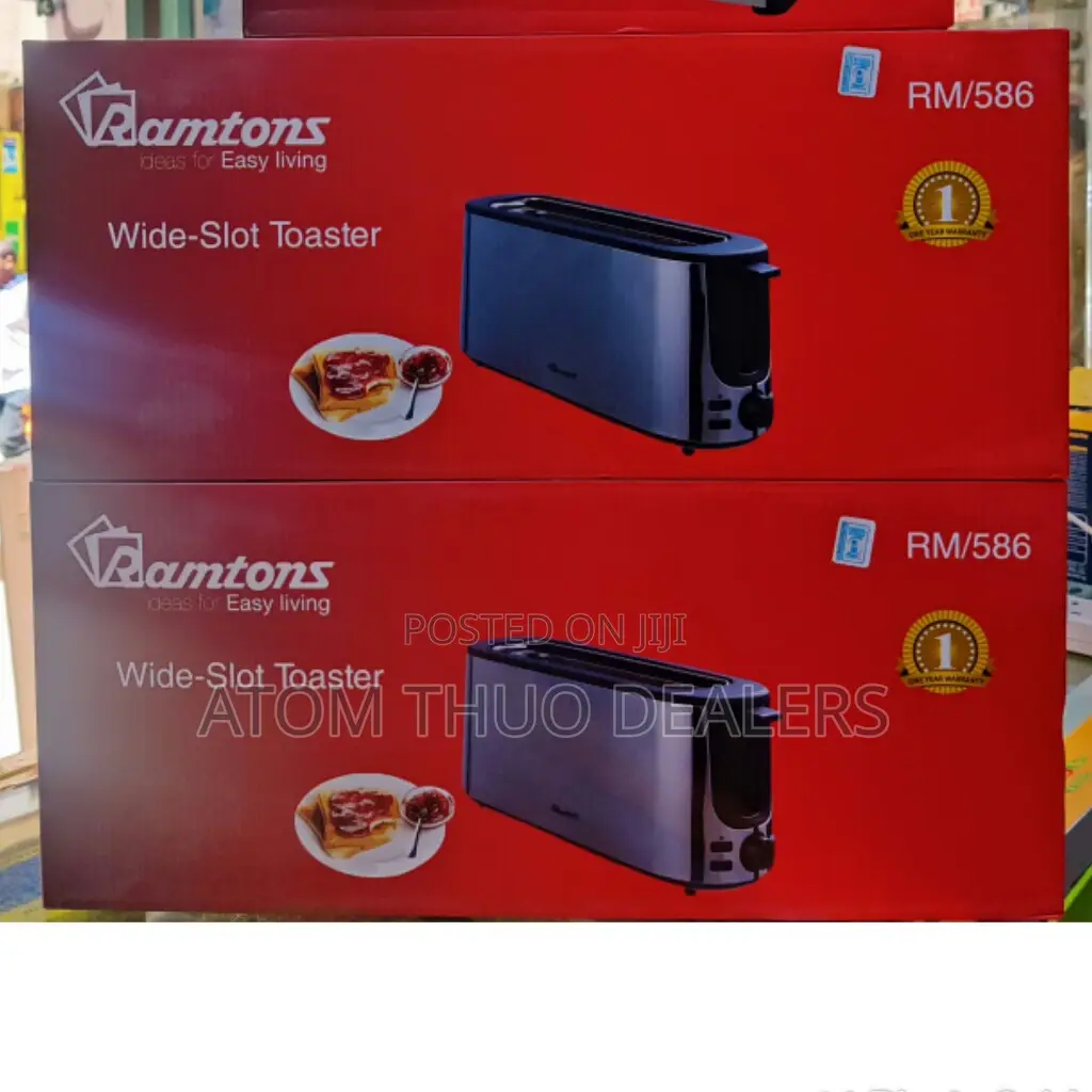 RM/586 Ramtons Wide Slot Toaster