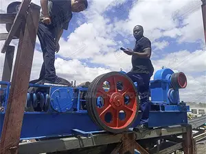 Ore Coal Mine 2-Roller Crusher With Crushing Site Services
