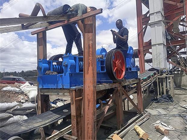 Ore Coal Mine 2-Roller Crusher With Crushing Site Services - main view