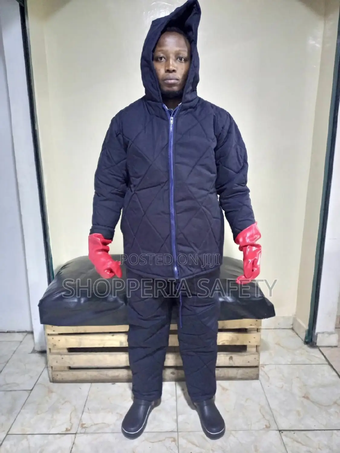 Navy Blue Cold Room Suit