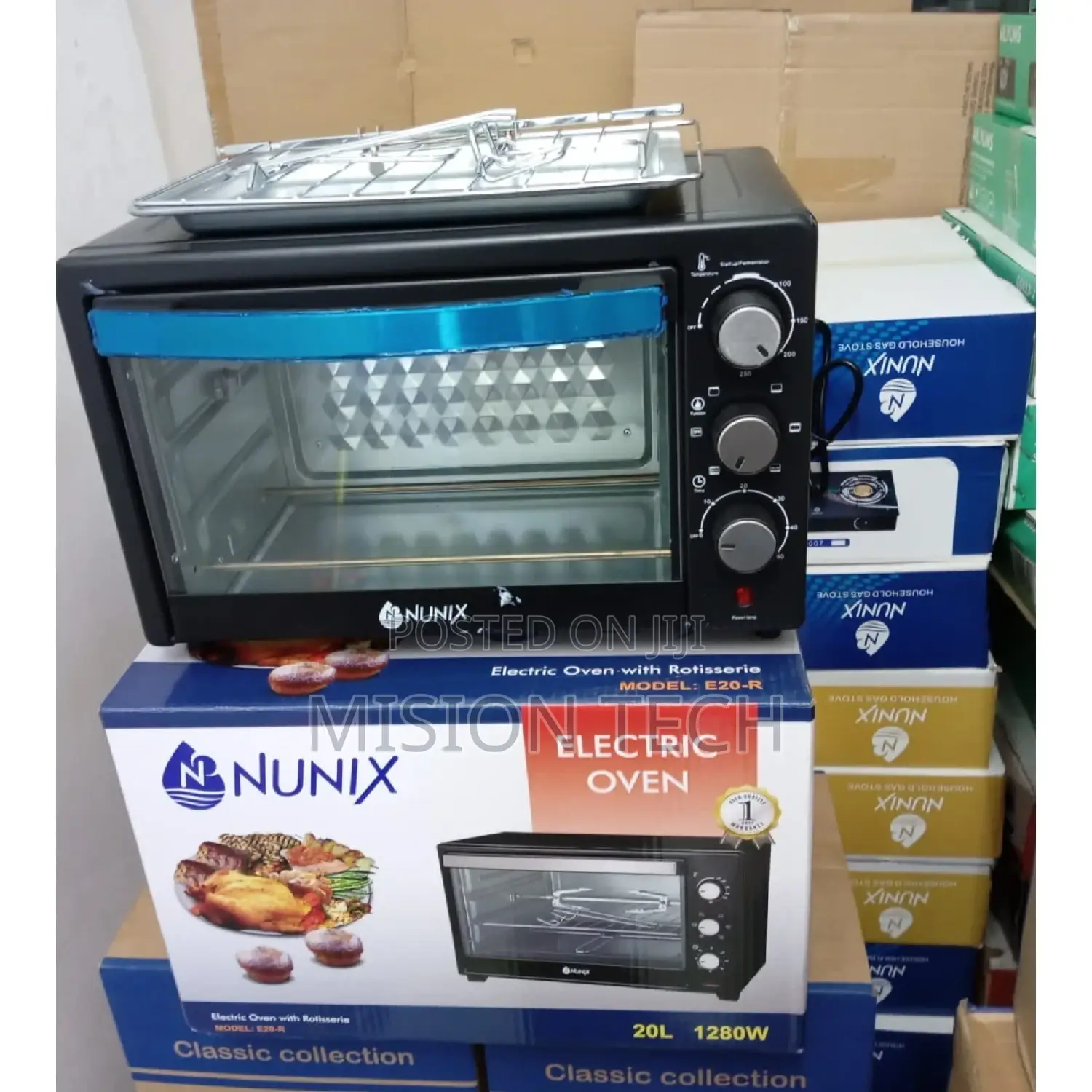 Nunix E20-R 20l Rotisserie Oven
* ° 