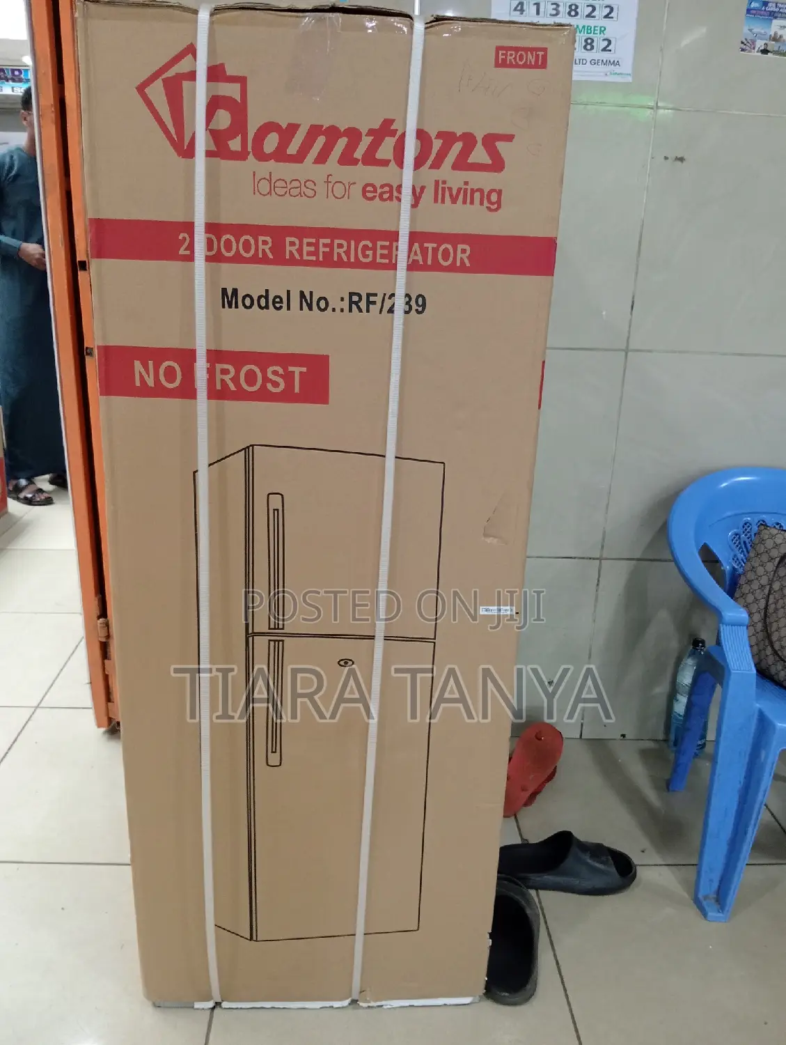 Ramtons 196L RF/239 Double Door No Frost