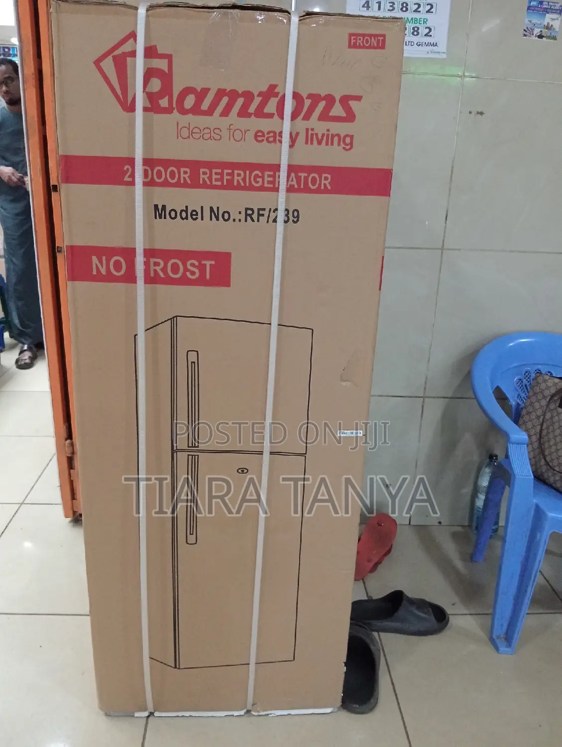 Ramtons 196L RF/239 Double Door No Frost