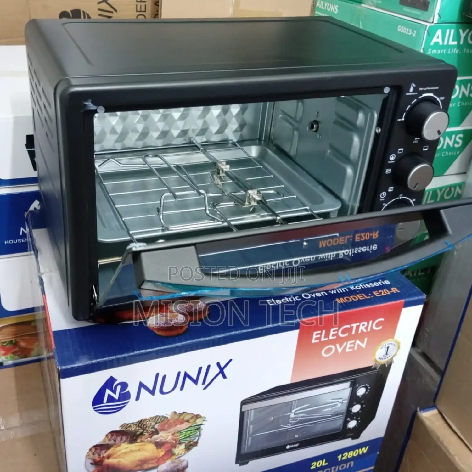 Nunix 20 Litres Electric Rotisserie Oven