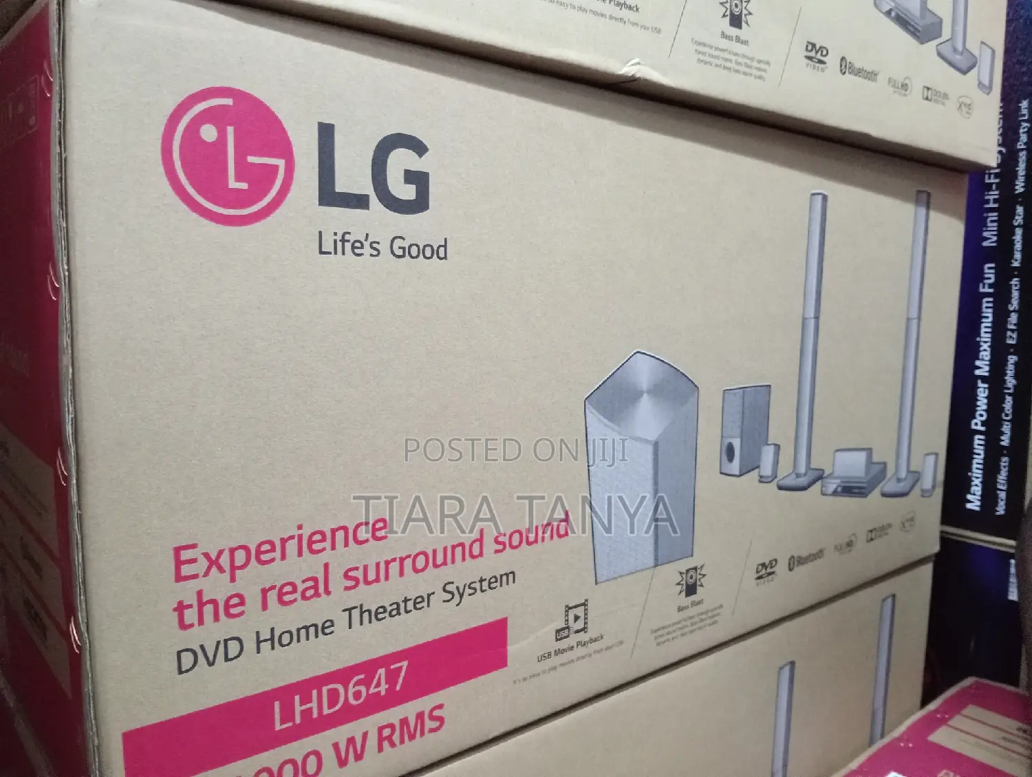LG 5.1ch LHD647 1000W DVD Home Theater System