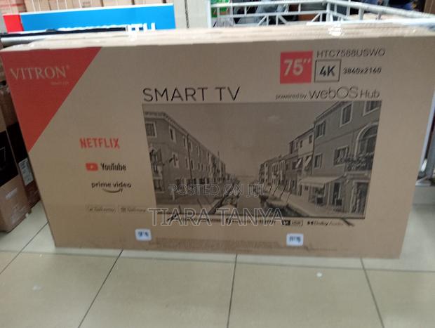 Vitron 75′′ Smart HDR Frameless TV – Powered by Webos - main view