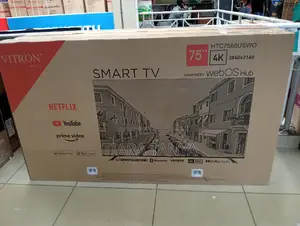 Vitron 75′′ Smart HDR Frameless TV – Powered by Webos