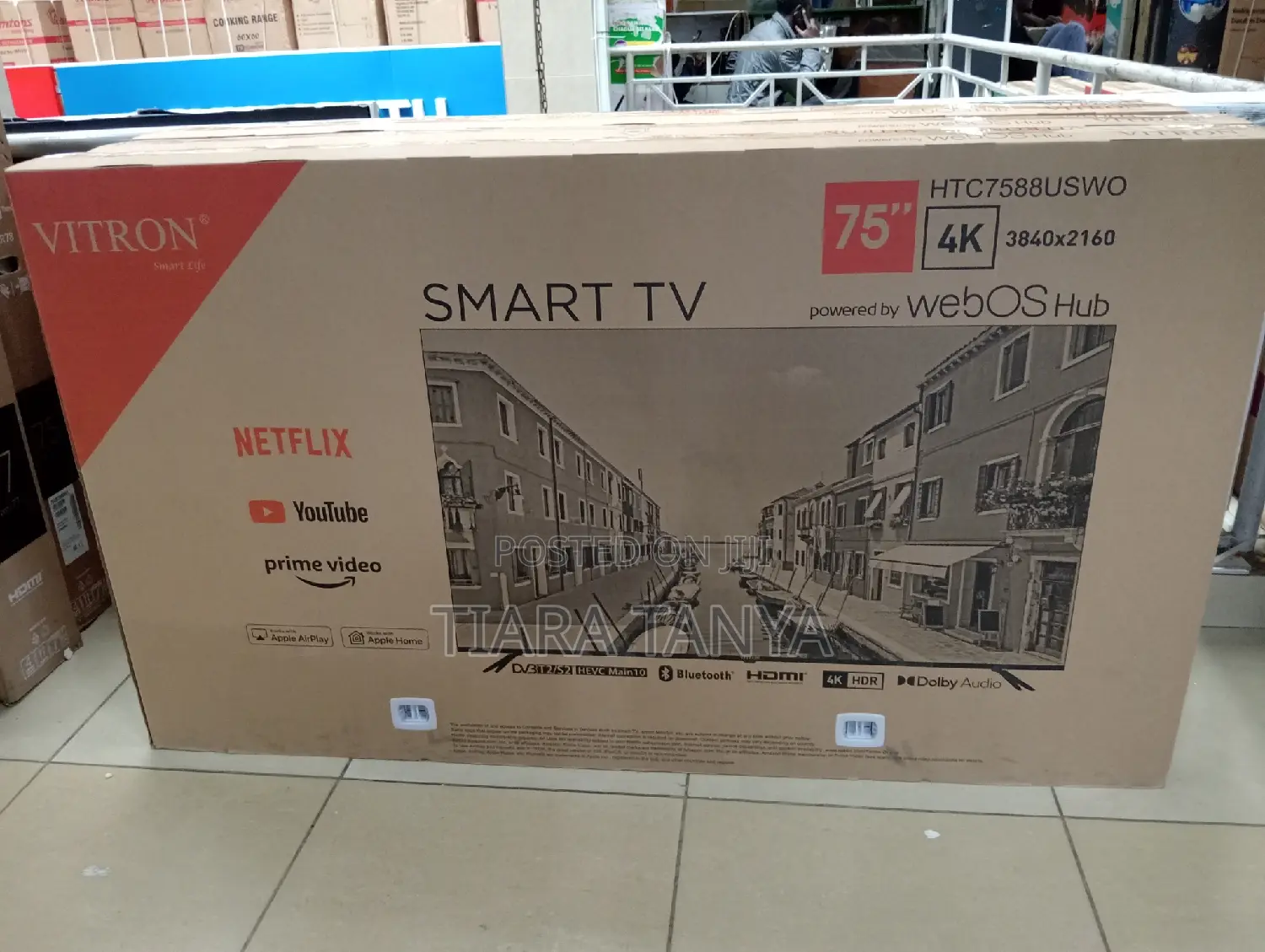 Vitron 75 Inches Webos Smart UHD Led Tv