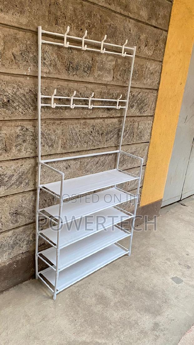 5 Layers Multi Functional Clothes Shoes Hat Rack Storage- - main view