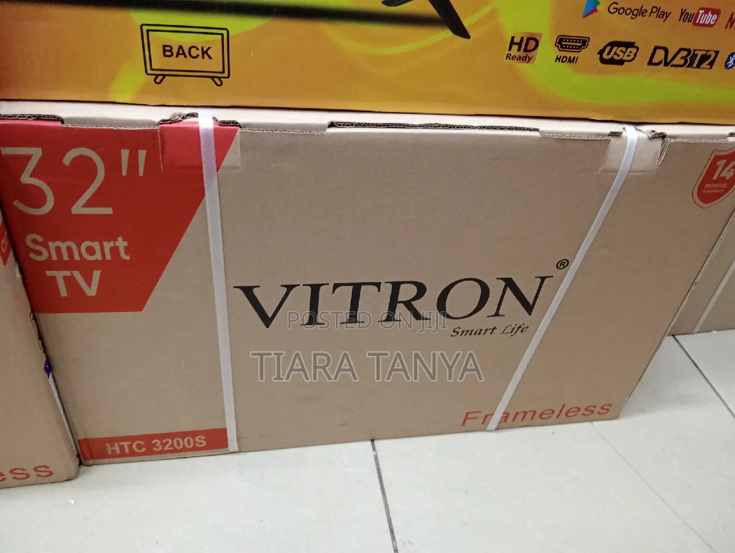 Vitron 32 Inches Smart Android Frameless Tv