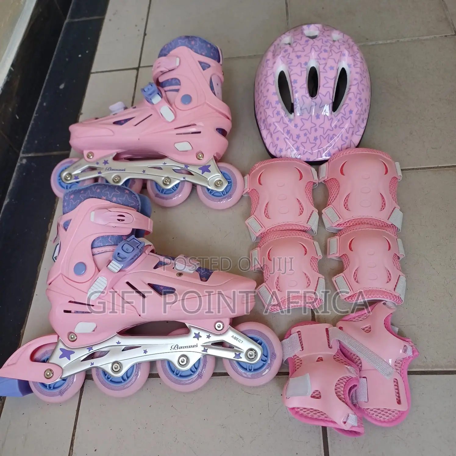 Professional Off-Road Roller Skates With Rubber Wheels