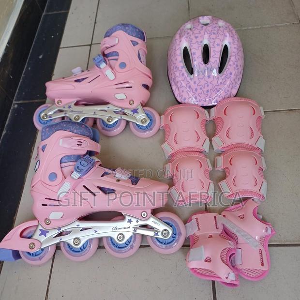 Professional Off-Road Roller Skates With Rubber Wheels - main view