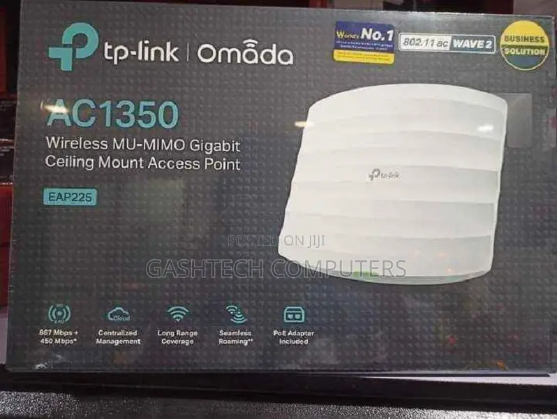 Tp-Link Ac1350 Wireless Mu-Mimo Gigabit Ceiling Mount Access