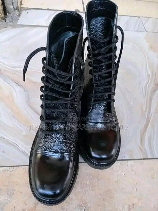 Soldier Boots Quality Leather..., - main view