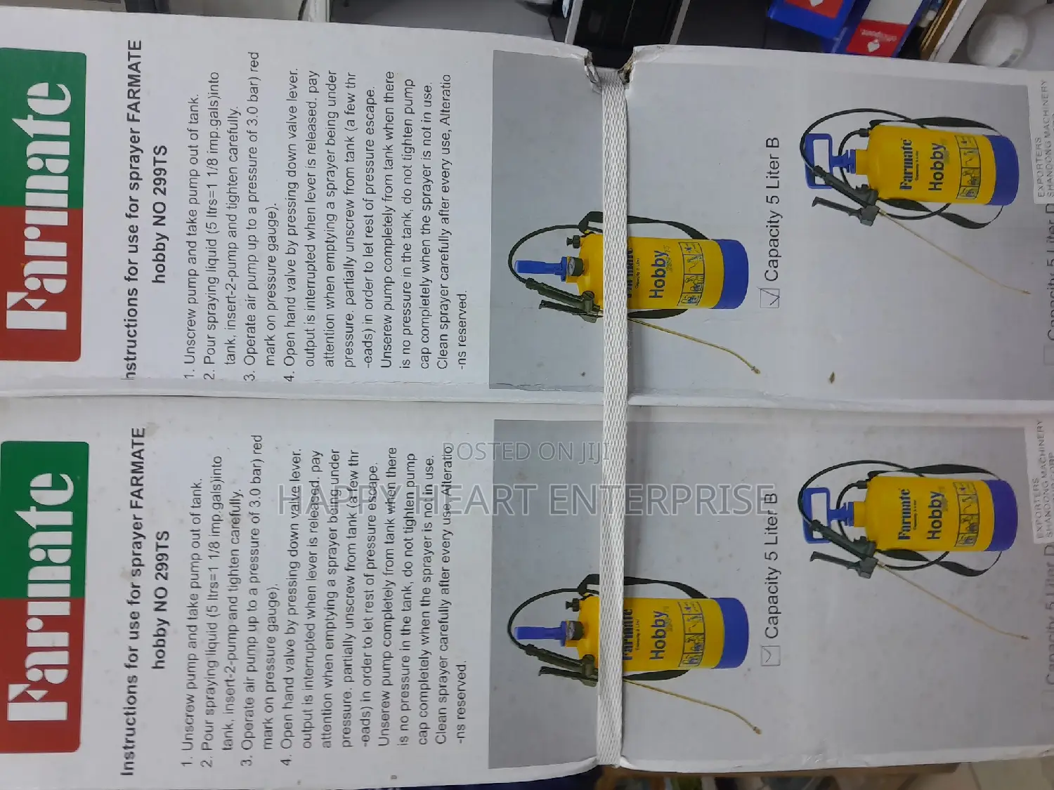 Farmate Hobby Knapsack Manual 5litres