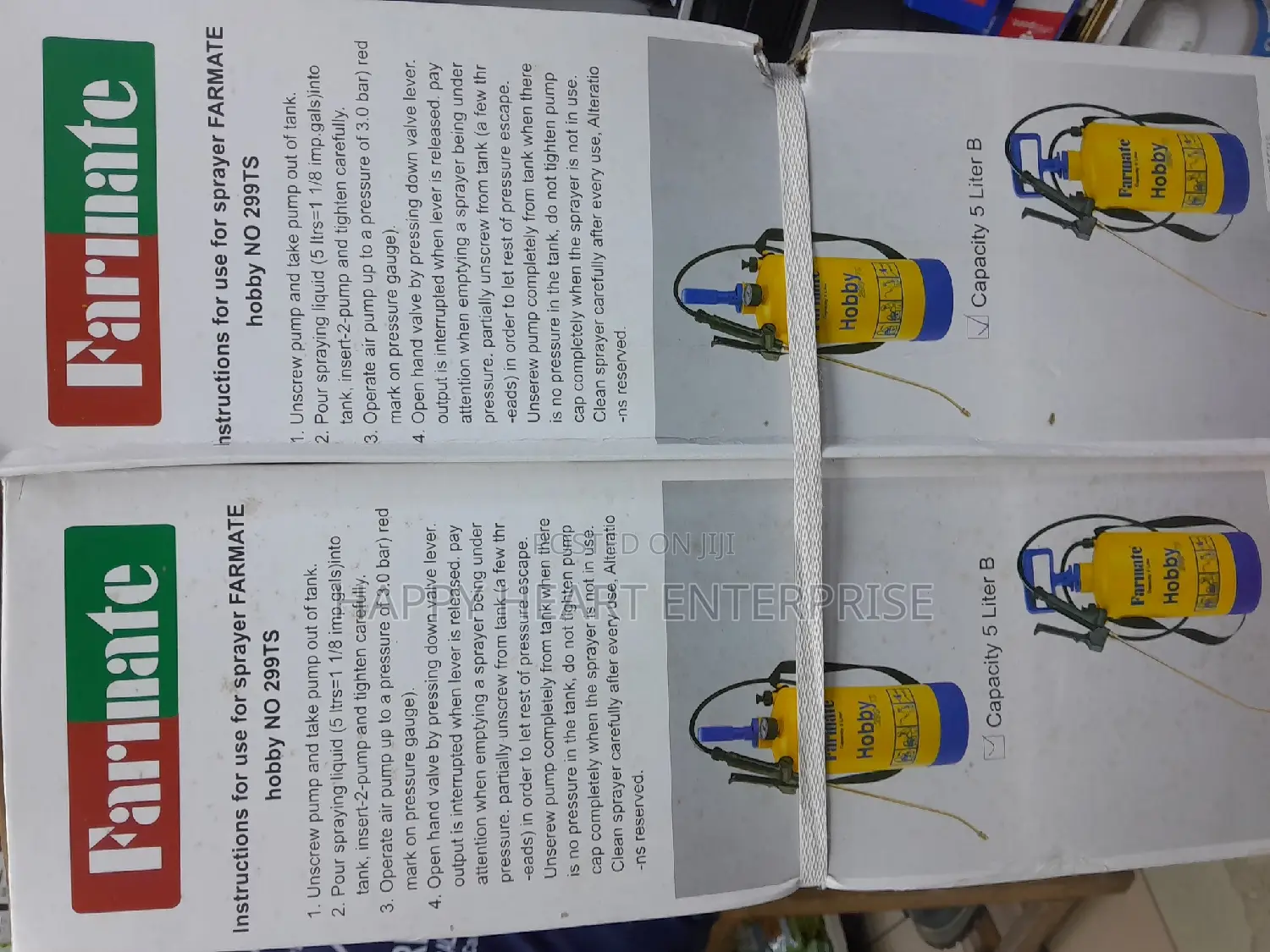 Farmate Hobby Knapsack Manual 5litres