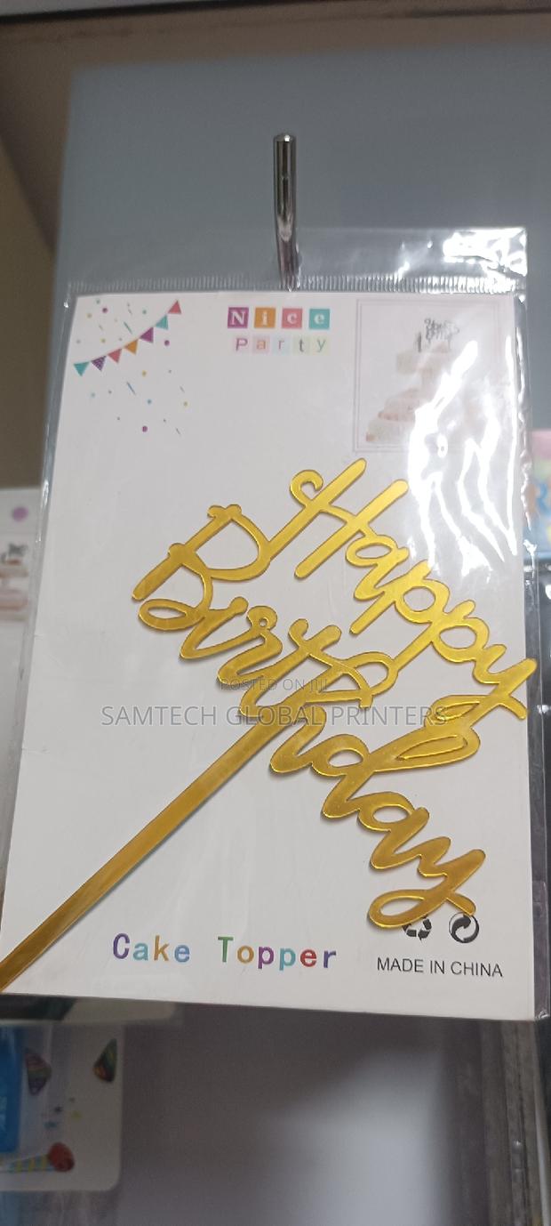Happy Birthday Cake Toper