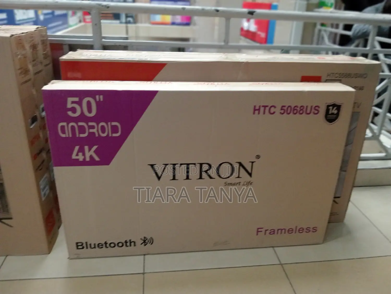 50 Inches Vitron Smart Android Frameless Tv