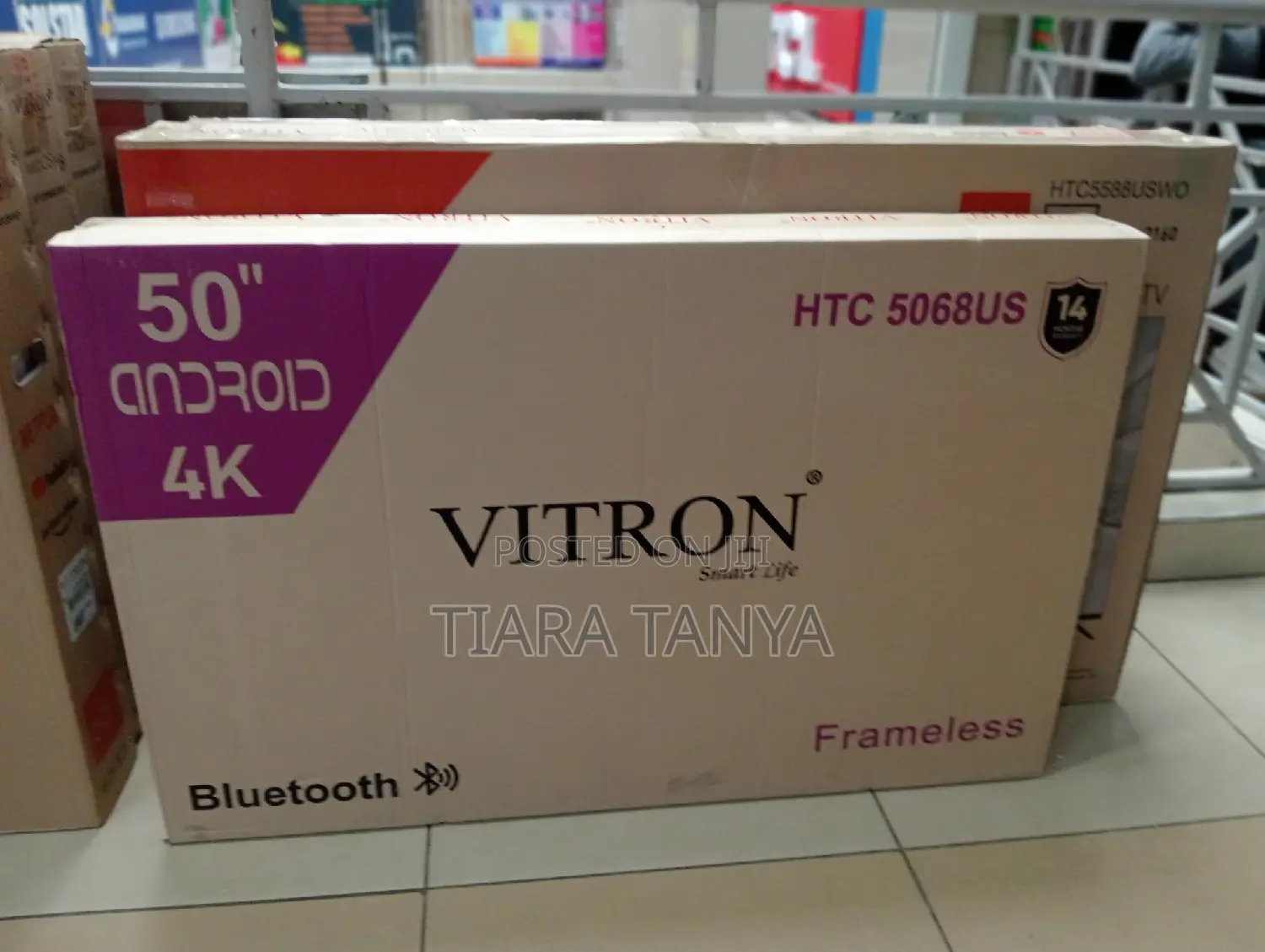 50 Inches Vitron Smart Android Frameless Tv