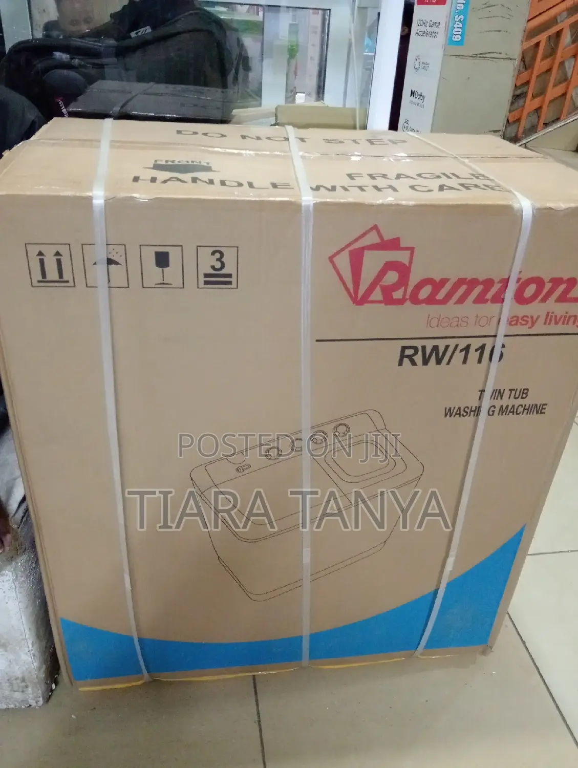 Ramtons Rw/116 Top Loader Semi Automatic Wash and Spin 10kg