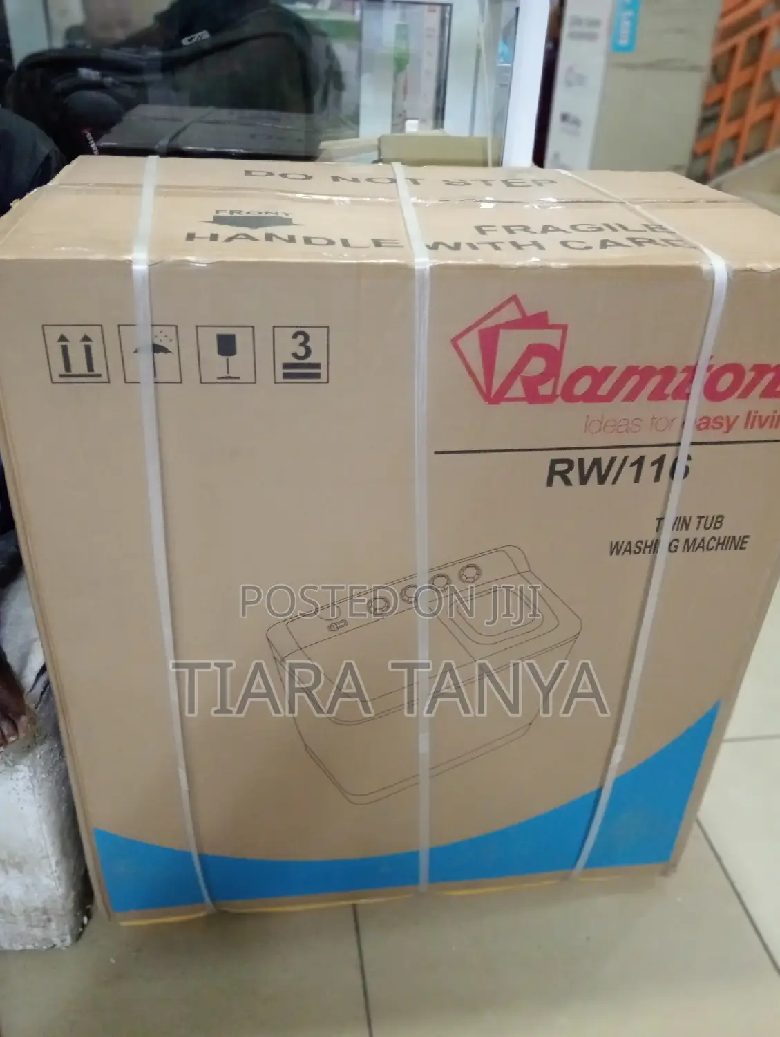 Ramtons Rw/116 Top Loader Semi Automatic Wash and Spin 10kg