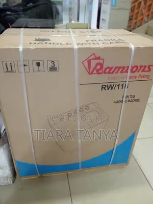 Ramtons Rw/116 Top Loader Semi Automatic Wash and Spin 10kg