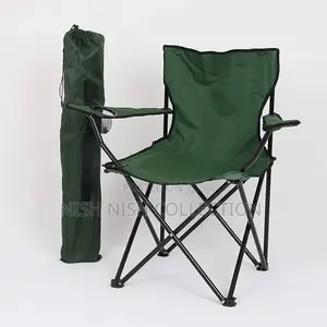 Camping Chair With a Mesh Cup Holder